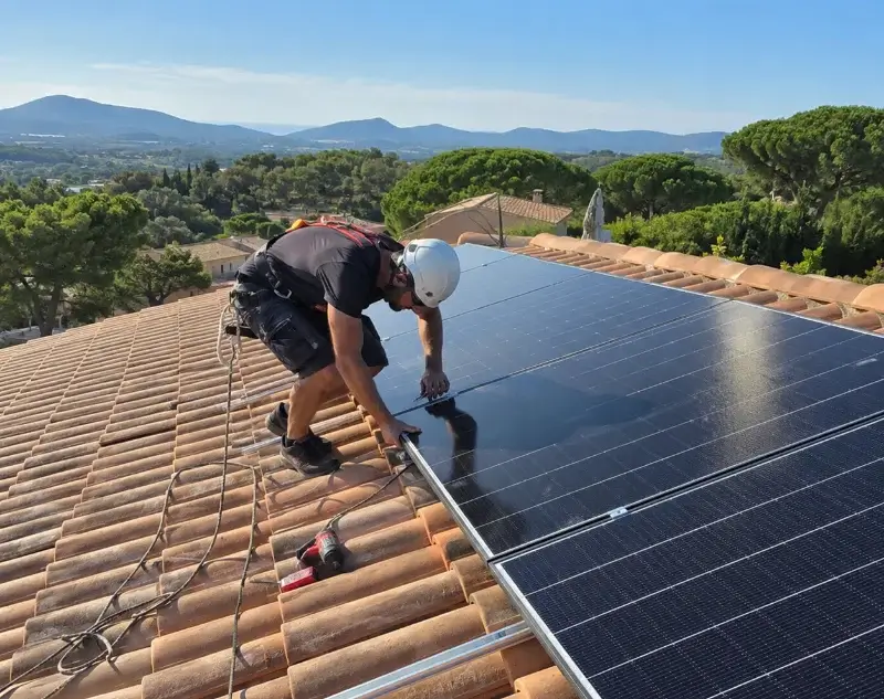 Installateur panneaux solaires Saumane — pose photovoltaïque sur toiture