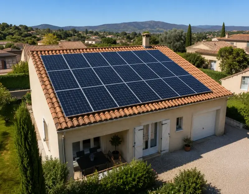 Prime à l'autoconsommation panneaux solaires Saumane — aide financière de l'État